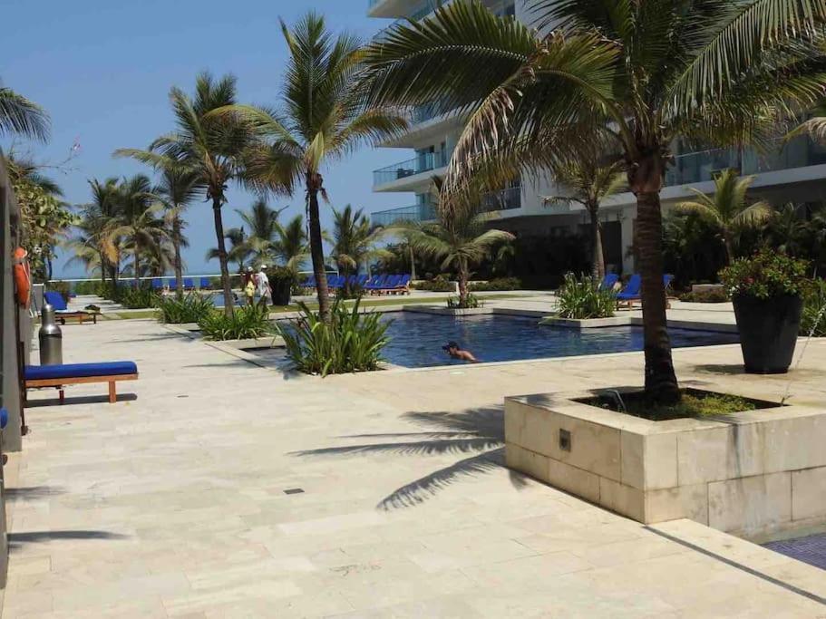 Hermoso Apartamento Con Todas Las Comodidades Acceso Directo A La Playa Morros Epic Sector La Boquilla Cumple Protocolos De Bioseguridad Cartagène Extérieur photo