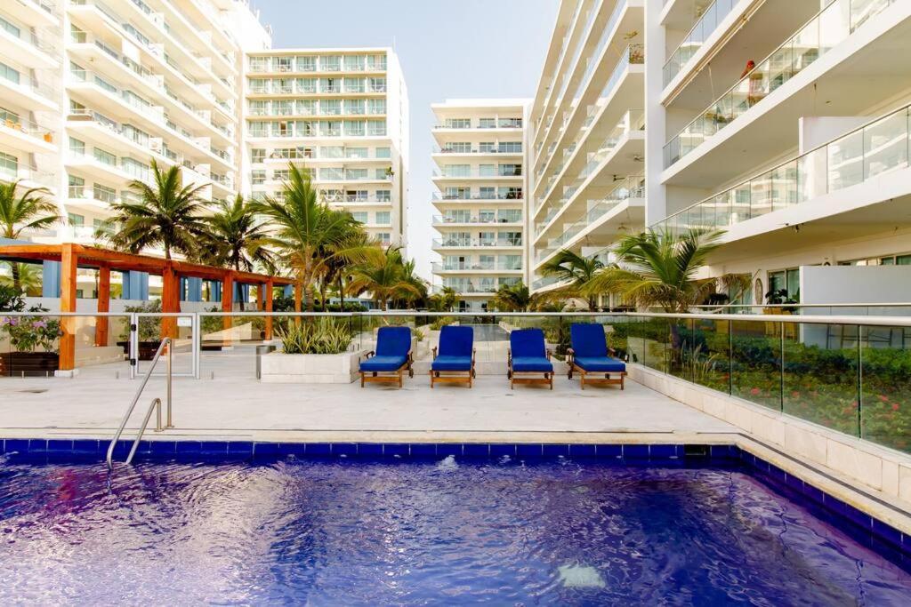 Hermoso Apartamento Con Todas Las Comodidades Acceso Directo A La Playa Morros Epic Sector La Boquilla Cumple Protocolos De Bioseguridad Cartagène Extérieur photo